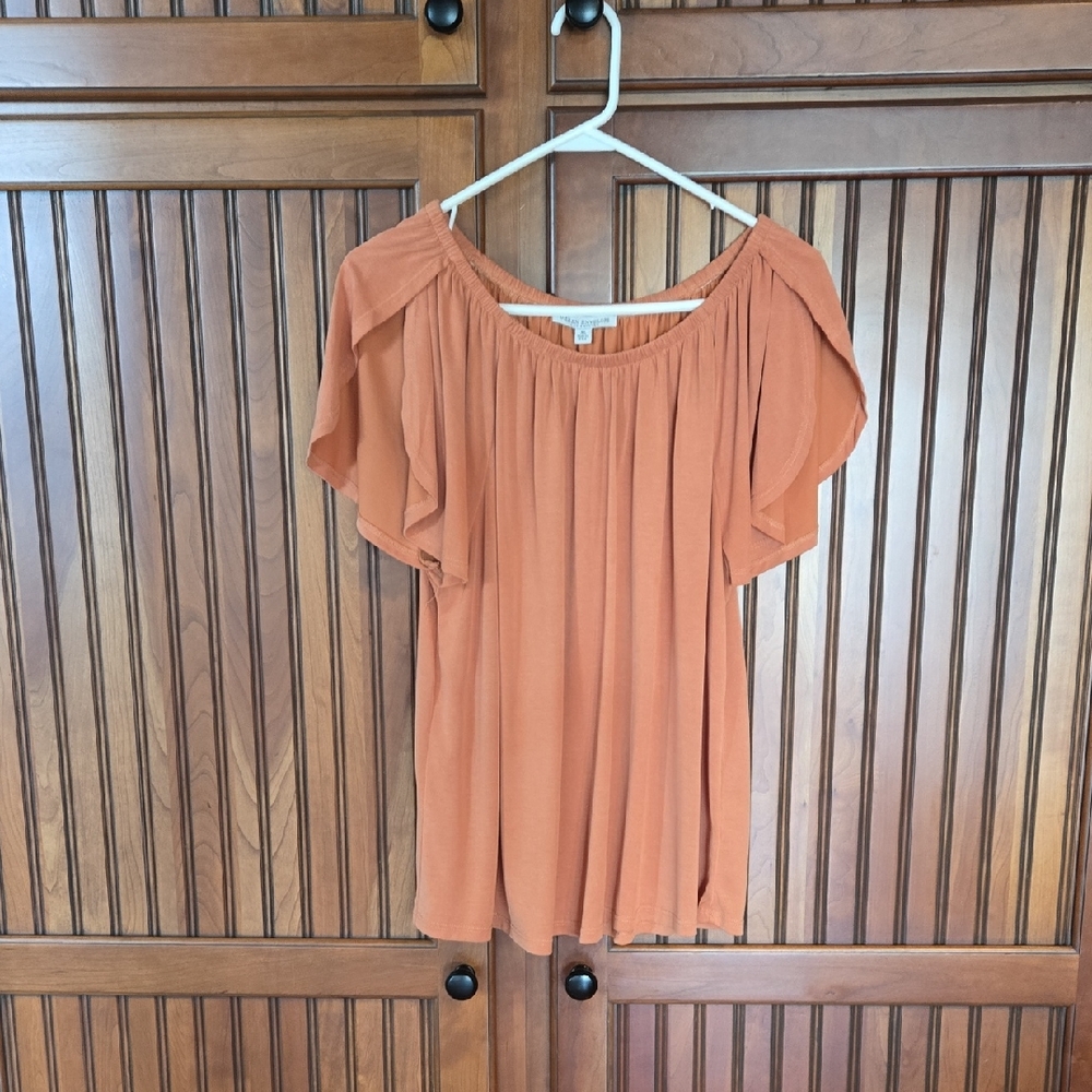Melon Colored  Short Sleeve Shirt